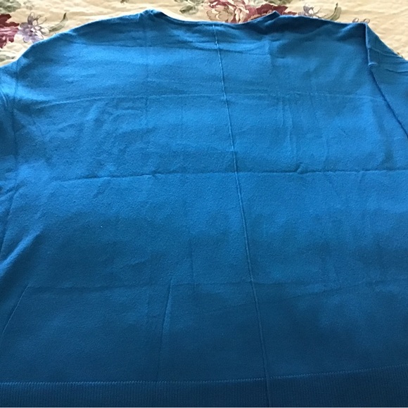 Chicos Sweater . Size 2 Color. Teal - Picture 2 of 7